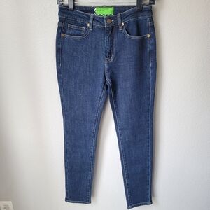NWT SR vs Sandrine Rose Mid-Rise Skinny Jean, Size 25, Color Indigo